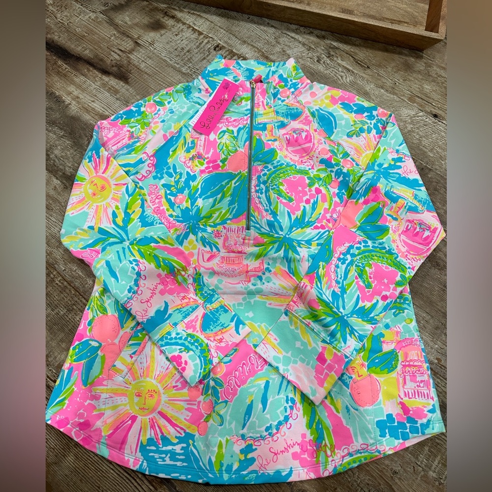 Lily Pulitzer Skipper Popover Sunshine State of Mind size L